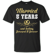 5 Years Wedding Anniversary Shirt Perfect Gift For Couple Ultra Cotton