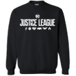 Dcs Justice League G180 Gildan Crewneck Pullover Sweatshirt 8 oz