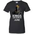 Black Panther Kings are born in June Ladies shirt