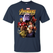 Marvel Avengers Infinity War Gauntlet Prism Graphic T shirt