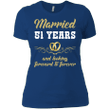 51 Years Wedding Anniversary Shirt Perfect Gift For Couple Ladies Boy