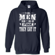 Real Men Dont Wear Pink They Eat It Funny G185 Gildan Pullover Hoodie
