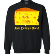 Cheese Rick - Rick and Morty G180 Gildan Crewneck Pullover Sweatshirt