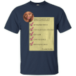 Daily check list be yourself bitch T shirt