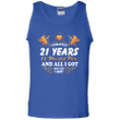 Cute 21st Wedding Anniversay Shirt For Couple Tank Top