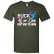 Buck Or Doe Cant Wait To Know Gender Reveal T Shirt Mom Dad Mens V-N
