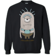 Minion Rick Sanchez G180 Gildan Crewneck Pullover Sweatshirt 8 oz