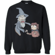 Rick And Morty Schwift Of The Rings G180 Gildan Crewneck Pullover Swea