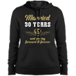 30 Years Wedding Anniversary Shirt Perfect Gift For Couple Hooded Swea