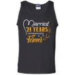 21 Years Wedding Anniversary Shirt For Husband And Wife Tank Top