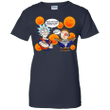 Adventure Time Songoku with Rick and Morty Ladies shirt