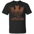 Adicats not Adidas - Cat and Adidas logo funny T shirt