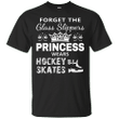 Hockey shirt for Girls - This Princess Wears Hockey Skates T shirt