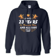 Cute 23rd Wedding Anniversay Shirt For Couple Pullover Hoodie