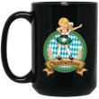 Dabbing blonde beer waitress bavarian flag oktoberfest mug