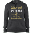 54 Years Wedding Anniversary Shirt Perfect Gift For Couple Hooded Swea