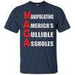 MAGA Manipulating Americas Gullible Asshol T shirt