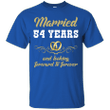 54 Years Wedding Anniversary Shirt Perfect Gift For Couple Ultra Cotto