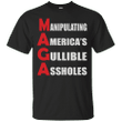 MAGA Manipulating Americas Gullible Asshol T shirt