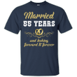55 Years Wedding Anniversary Shirt Perfect Gift For Couple Ultra Cotto