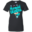 Mermaid Grandma Birthday Party Gift Ladies shirt