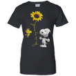 Snoopy Woodstock you are my sunshine Ladies shirt