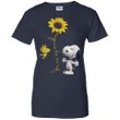 Snoopy Woodstock you are my sunshine Ladies shirt
