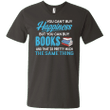 Book T-shirt - You Cant Buy Happiness But You Can Buy Books Mens V-Ne