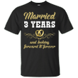 3 Years Wedding Anniversary Shirt Perfect Gift For Couple Ultra Cotton