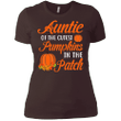 Funny Halloween Shirts Auntie Of The Cutest Pumpkins Ladies Boyfriend