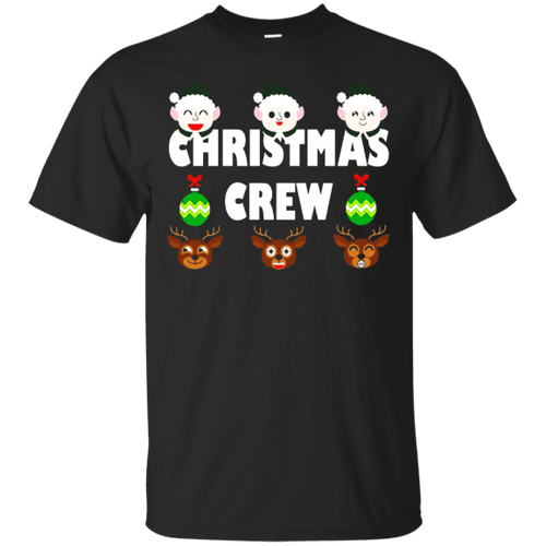 Christmas Crew Gifts Santa Elves Reindeer T-Shirt