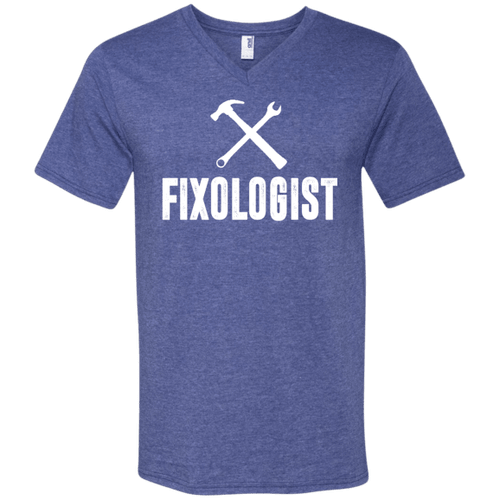 Fixologist T-shirt Funny Handyman Shirt Mens V-Neck T-Shirt