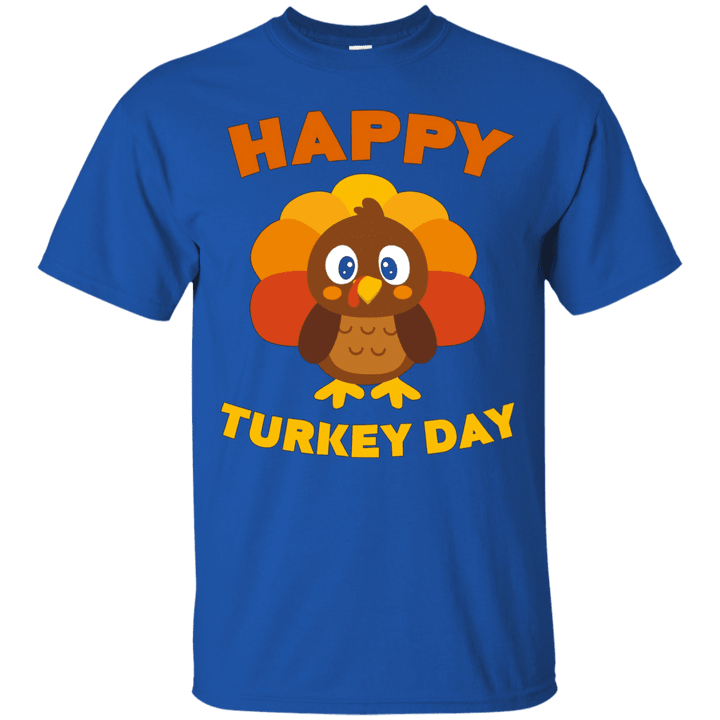 Happy Turkey Day T-Shirt Funny Thanksgiving Gift Shirt