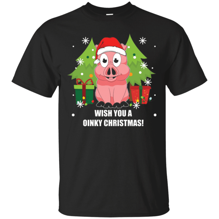 Christmas Pig Shirt Pig Farmer T Shirts Pig Lovers TShirt