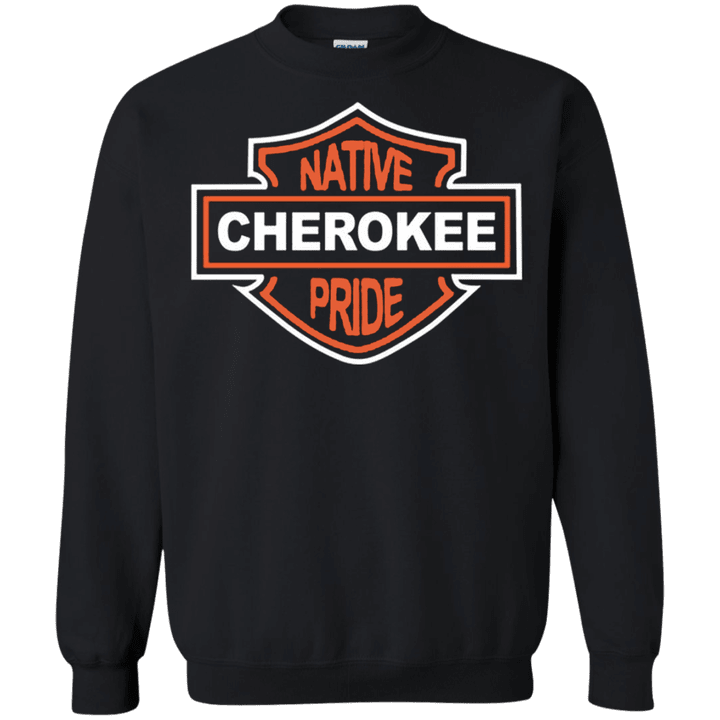 Native CHEROKEE Pride G180 Gildan Crewneck Pullover Sweatshirt 8 oz
