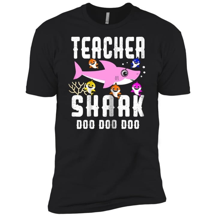 Teacher Shark Doo Doo Doo Funny Premium T-Shirt