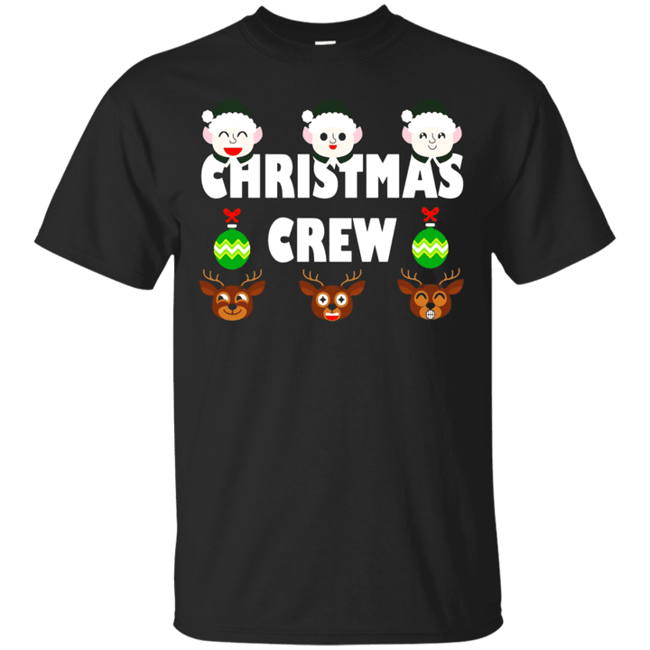 Christmas Crew Gifts Santa Elves Reindeer T-Shirt