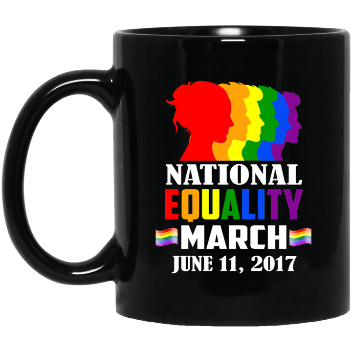 2017 national equality pride march june 11th 2017 lgbt pride gifts mug
