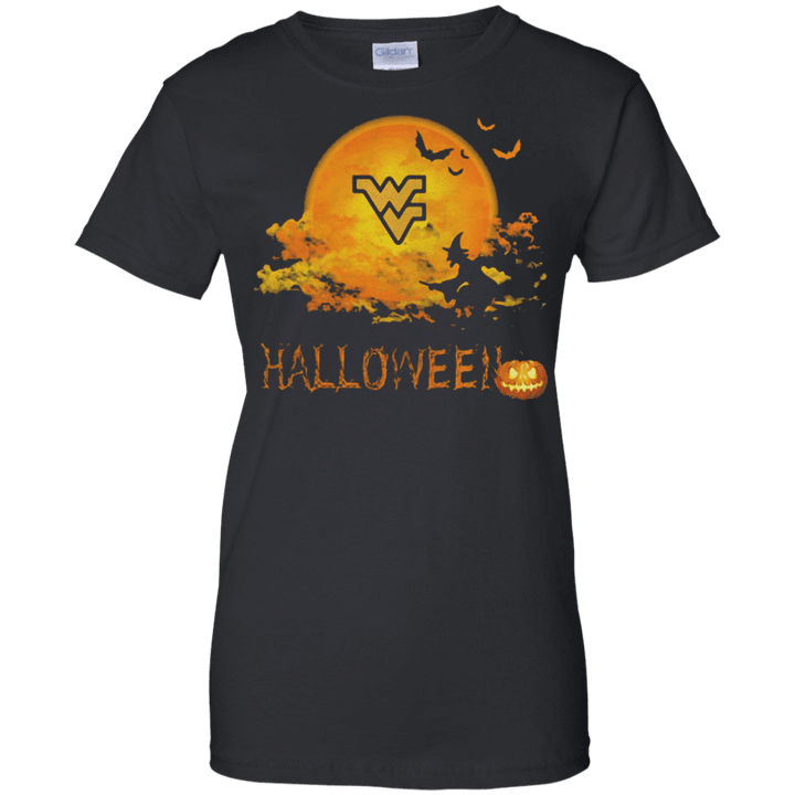 West Virginia Mountaineers Halloween Ladies shirt