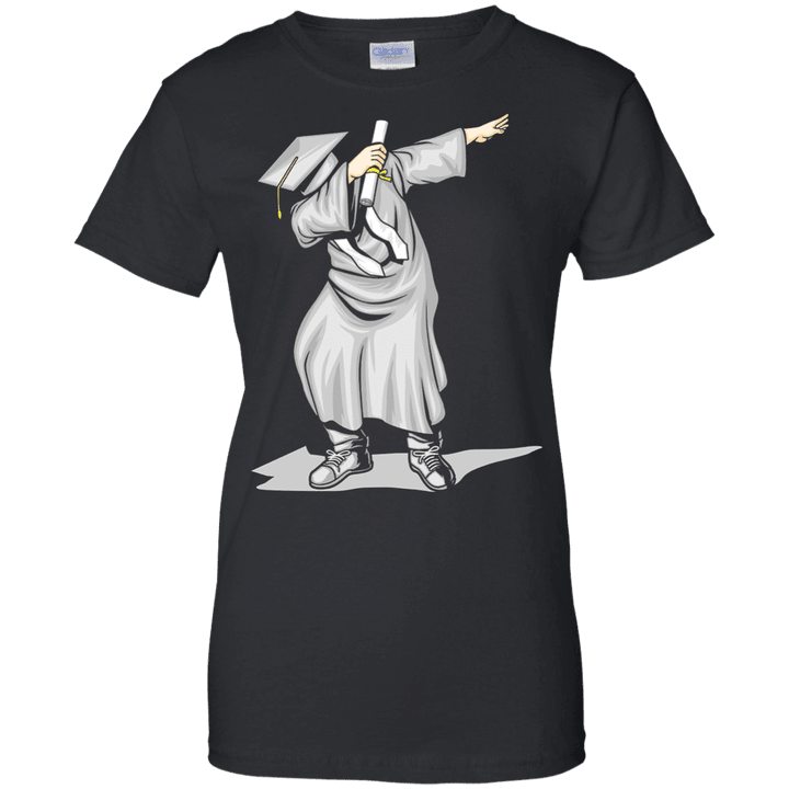 The Dabbing Graduation Class of 2017 Funny Gifts Ladies shirt