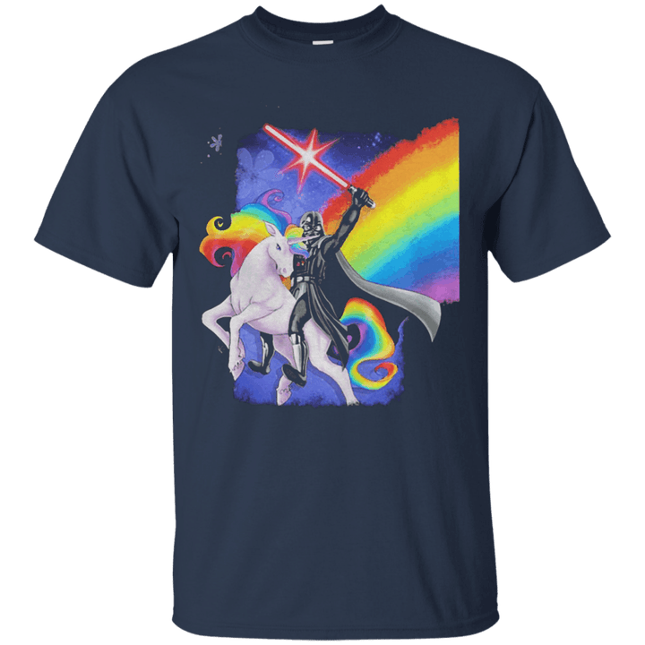 Star Wars Unicorn and Darth Vader T shirt