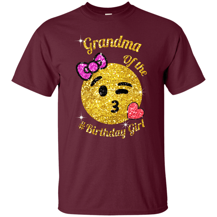 Emoji Grandma Of The Birthday Girl Apparel