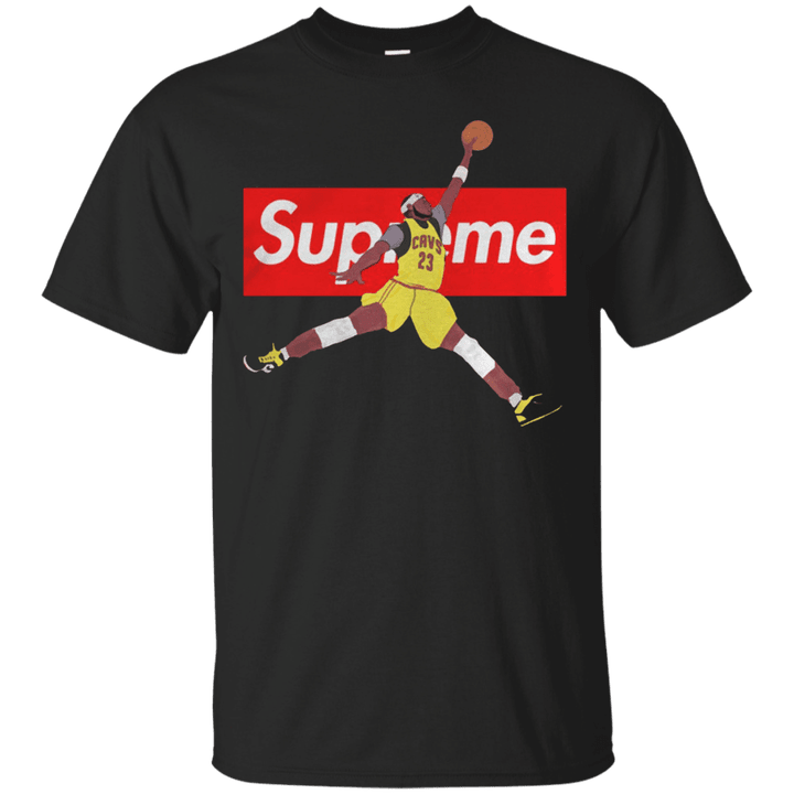 Supreme with LeBron James 23 Cleveland G200 Gildan Ultra Cotton T-Shi