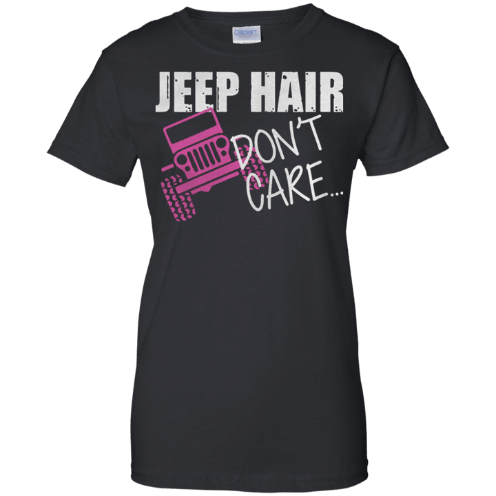 Jeep Hair Dont Care Jeep Warangler Ladies shirt
