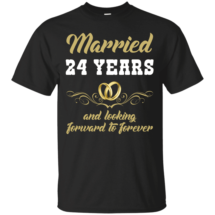 24 Years Wedding Anniversary Shirt Perfect Gift For Couple Ultra Cotto