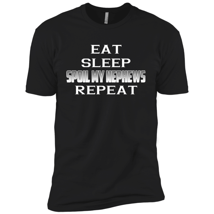 Eat - Sleep - Spoil My Nephew - Repeat Short Sleeve T-Shirt