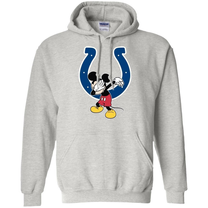 Dabbing Mickey Funny Love Indianapolis Colts America Football Hoodie