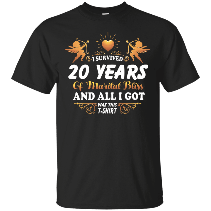 Cute 20th Wedding Anniversay Shirt For Couple Ultra Cotton T-Shirt