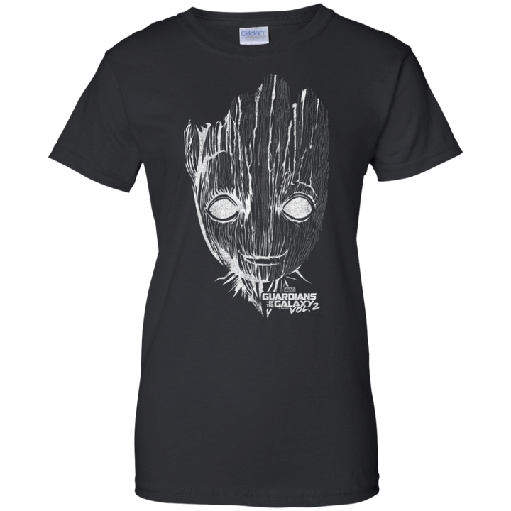 Illustrative Groot t shirt Marvel Guardians of the Galaxy Ladies shirt