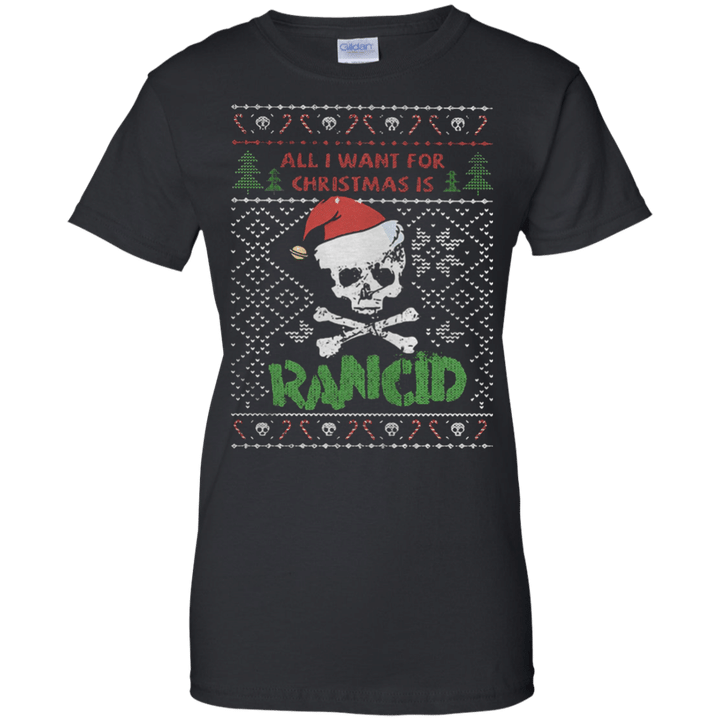 All I want for Christmas is Rancid Ladies shirt